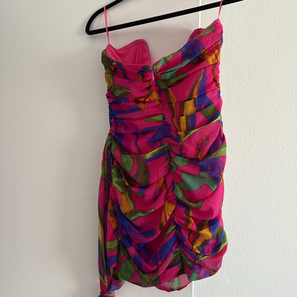 Fashion Nova Vibrant Multicolor Mini Dress - Picture 14 of 16